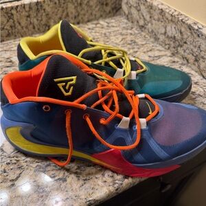 Nike MenSneakers size 18- Blue, Green, Yellow, Orange